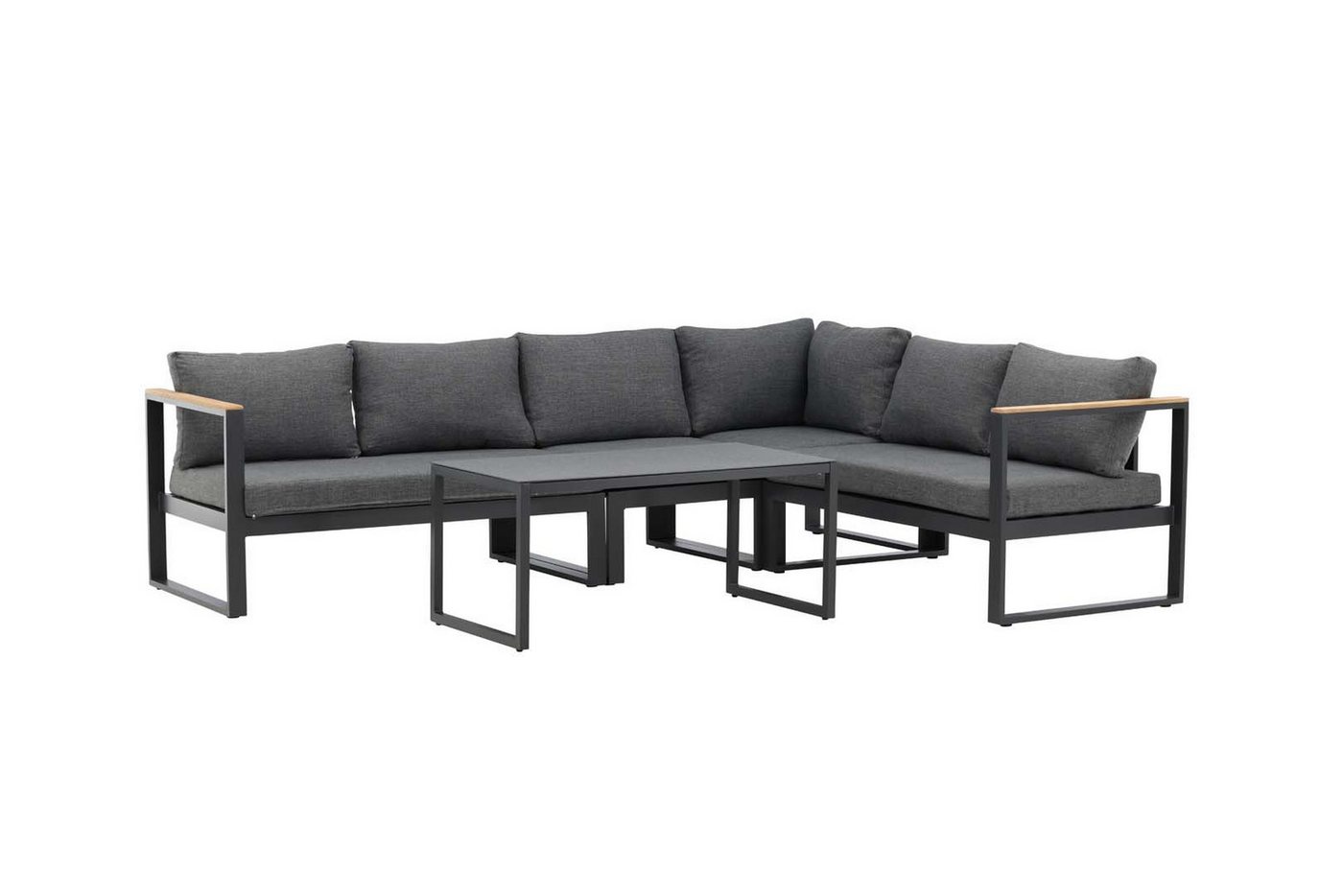 ebuy24 Gartenlounge-Set Texas Lounge-Set 2 Teile grau,schwarz. von ebuy24