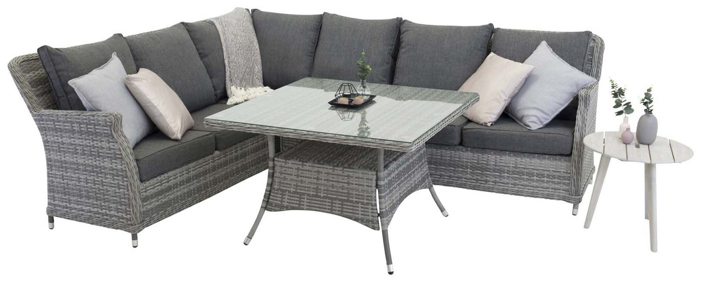 ebuy24 Gartenlounge-Set Vikelund Lounge-Set 2 Teile grau. von ebuy24