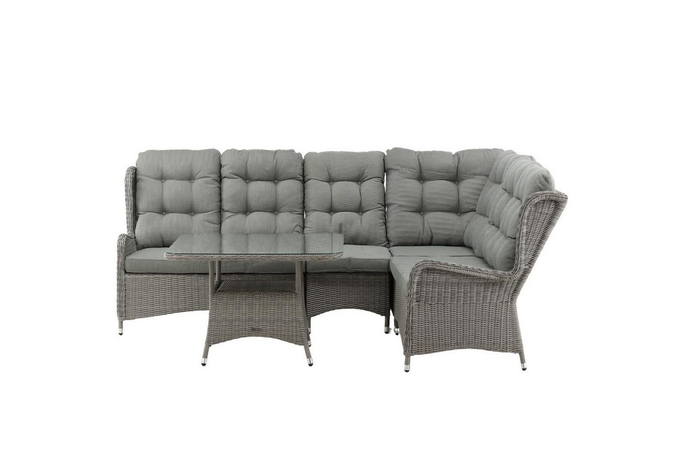 ebuy24 Gartenlounge-Set Washington Loungeset 2 Teile grau,grau. von ebuy24