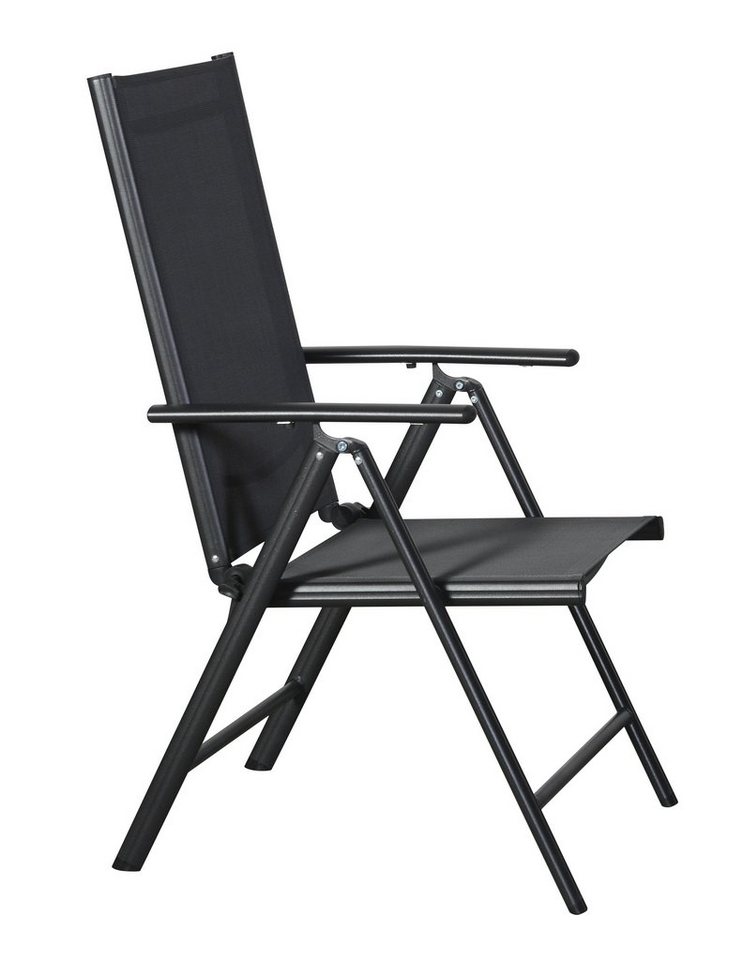 ebuy24 Gartenstuhl 2er Set Kelly 1 x Gartenstuhl, justierbarer Rücken (2 St) von ebuy24
