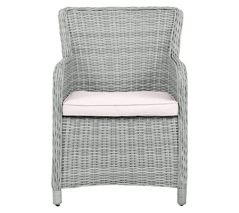 ebuy24 Gartenstuhl 2er Set Vinga Gartenstuhl Polyrattan mit Kissen na von ebuy24