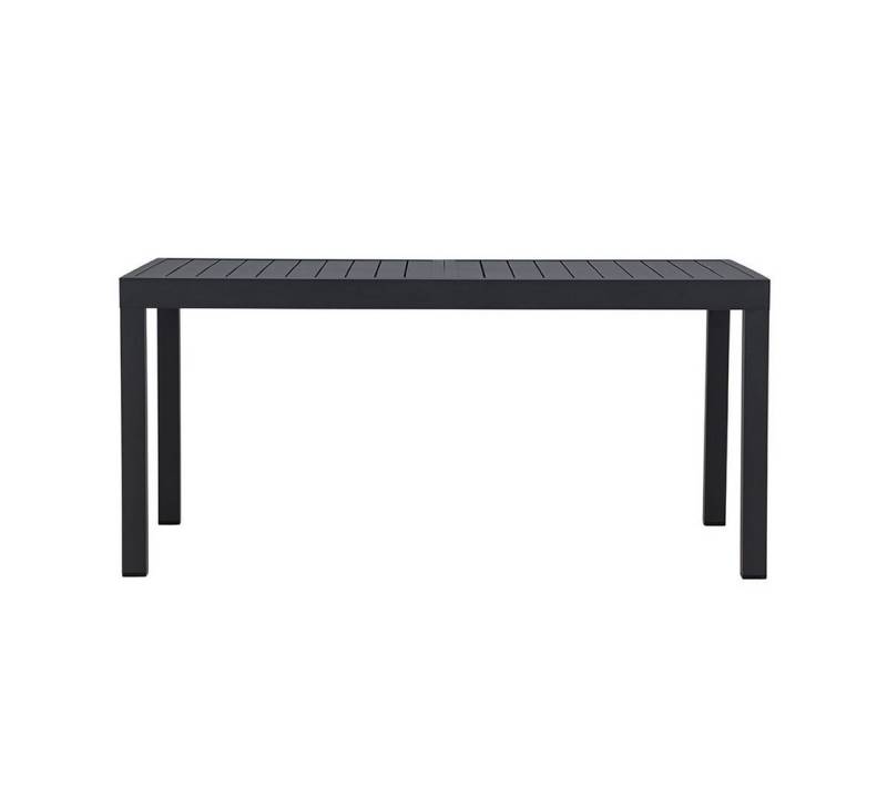 ebuy24 Gartentisch Capo Gartentisch mit Auszug 160/240 cm schwarz. von ebuy24