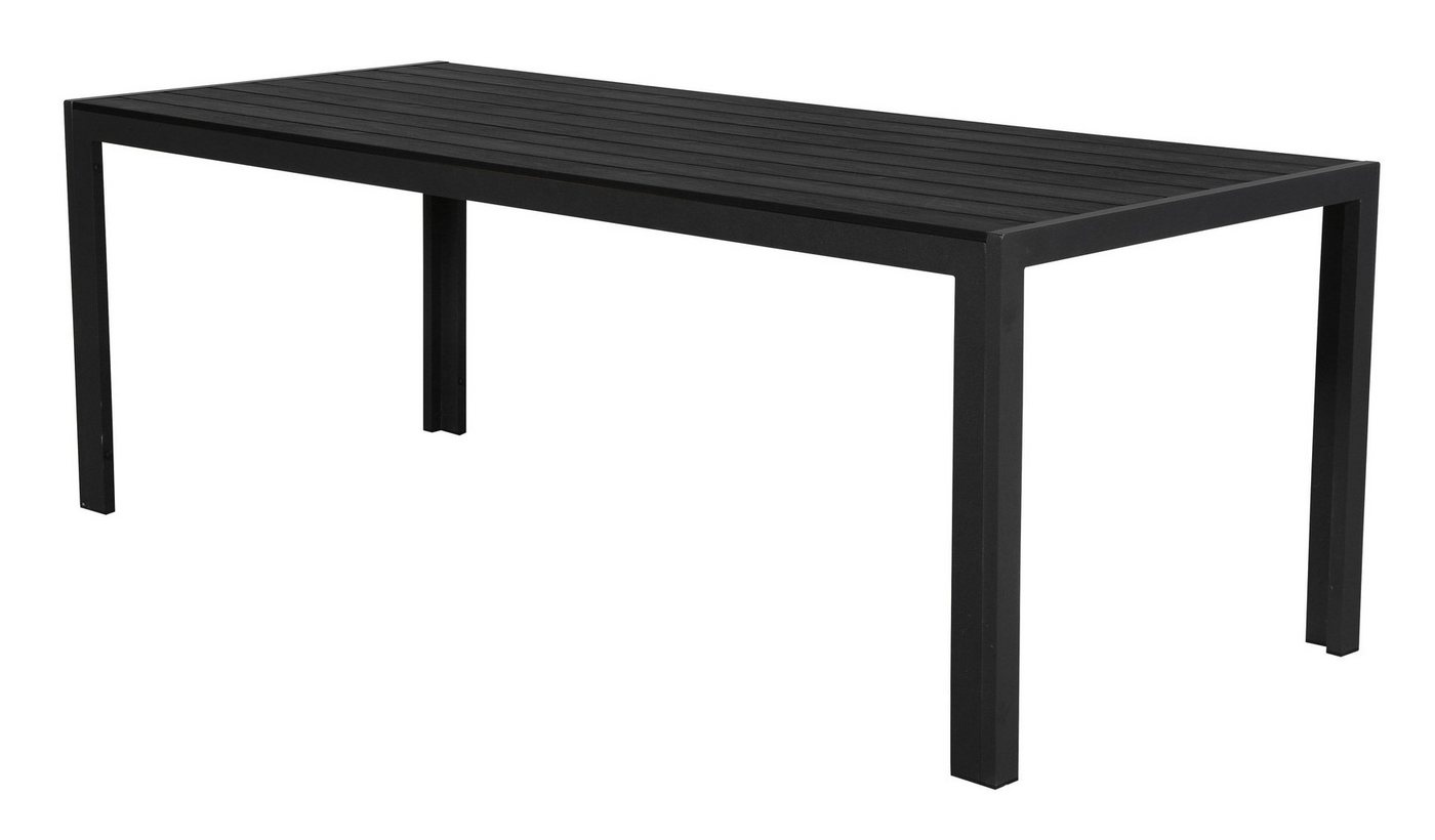ebuy24 Gartentisch Fuccy Gartentisch, 205 cm schwarz/schwarz. von ebuy24