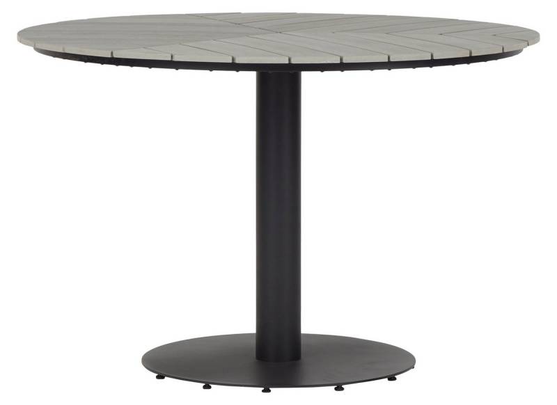 ebuy24 Gartentisch Hector Gartentisch Ø110 cm grau. von ebuy24