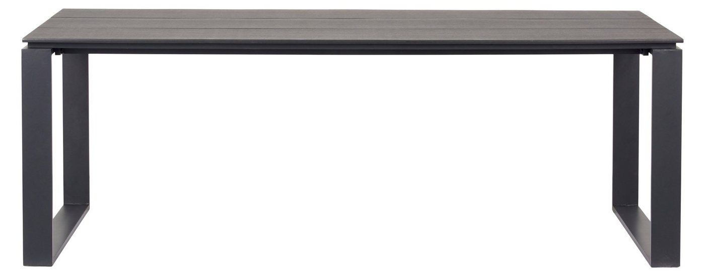 ebuy24 Gartentisch Martinus Gartentisch 210 x 100 cm schwarz. von ebuy24