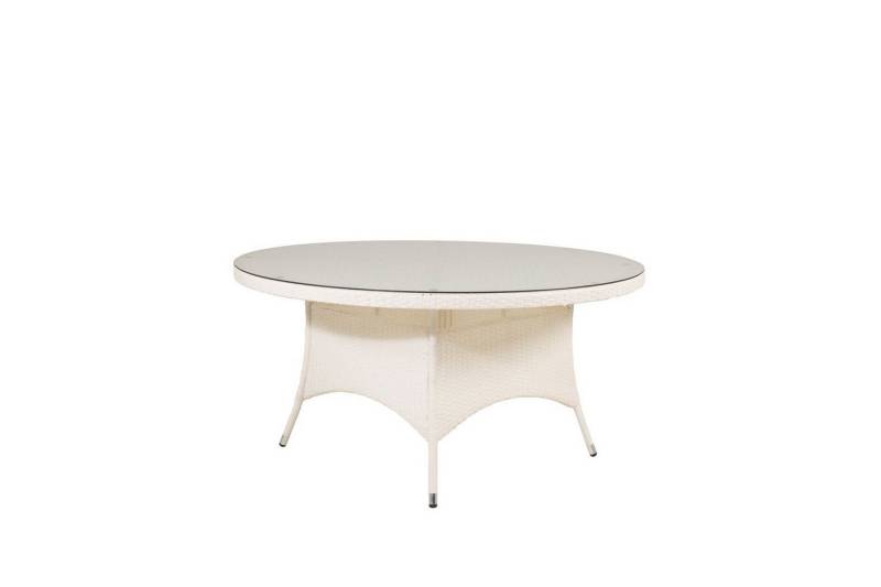 ebuy24 Gartentisch Volta Esstisch Ø150cm weiß. von ebuy24