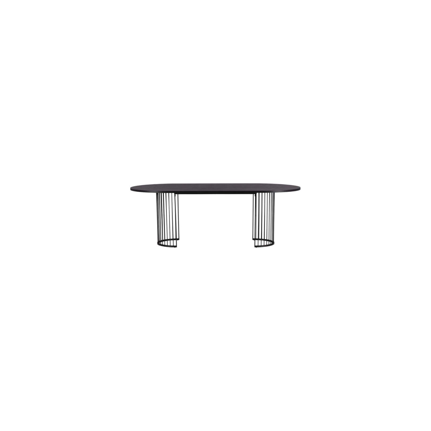 ebuy24 Hamneskär Esstisch 110x220cm Schwarz von ebuy24