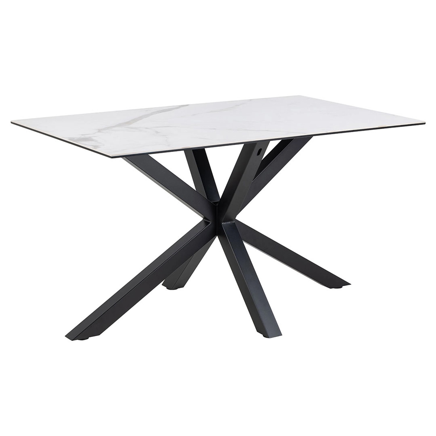 ebuy24 Heaven Esstisch 80x135cm Weiß von ebuy24