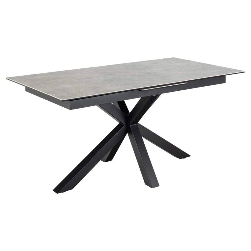 ebuy24 Heaven Esstisch 90x168/210cm inkl 1 Zusatzplatte Grau von ebuy24