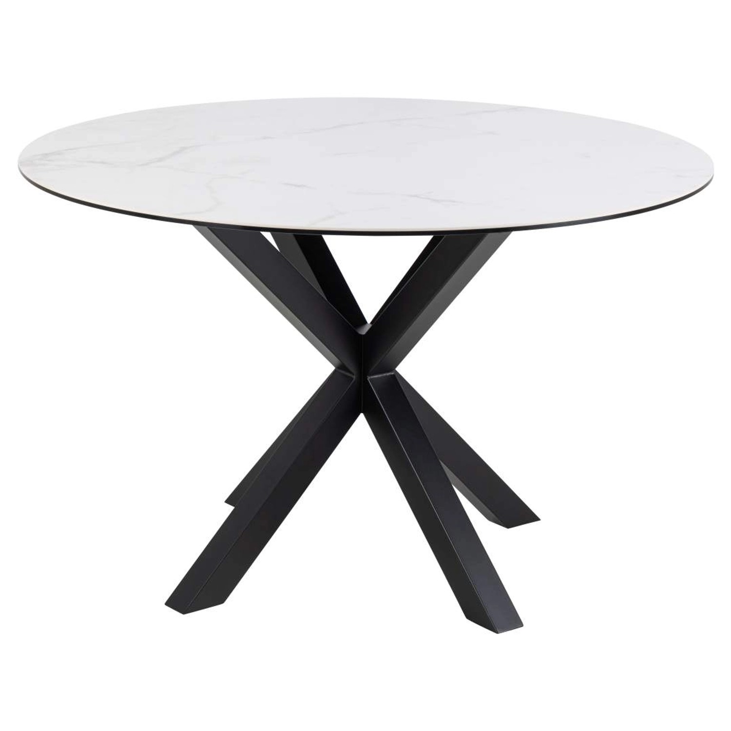 ebuy24 Heaven Esstisch Ø119cm Weiß von ebuy24