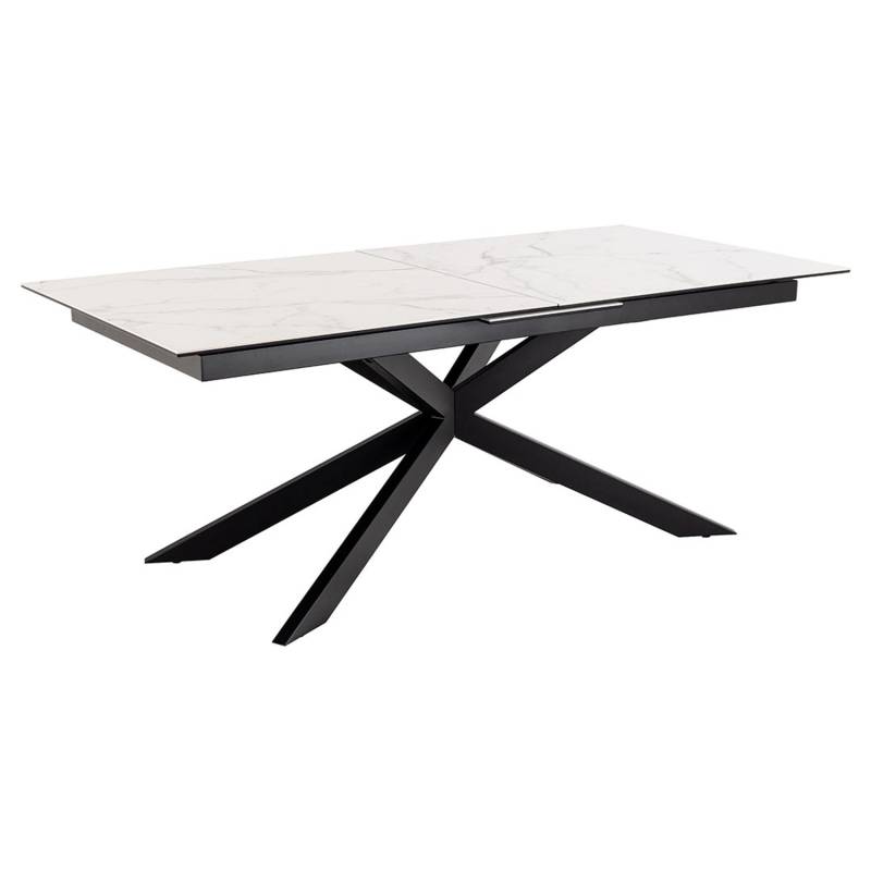 ebuy24 Irwine Esstisch 100x240cm Inkl 1 Zusatzplatte Weiß von ebuy24