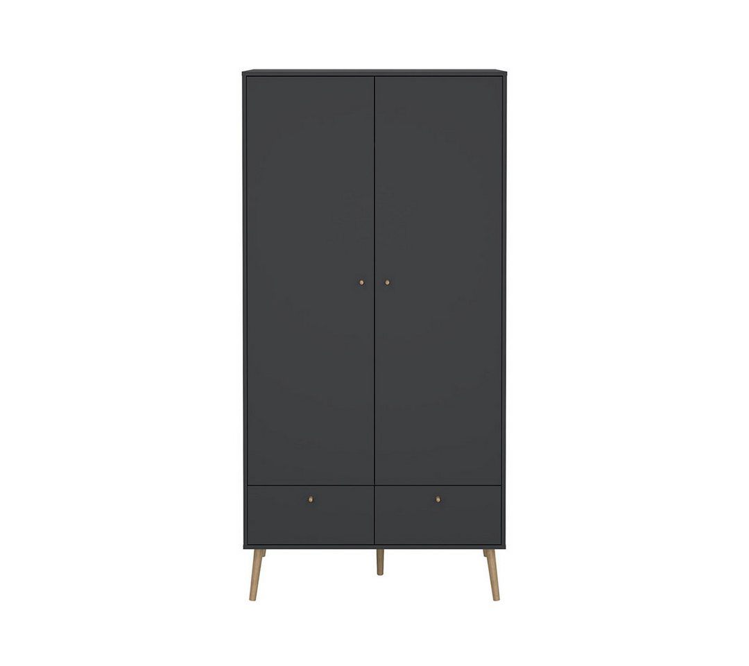 ebuy24 Kleiderschrank Bodo Kleiderschrank 200x99x58cm, 2 Türen, 2 Schubl von ebuy24