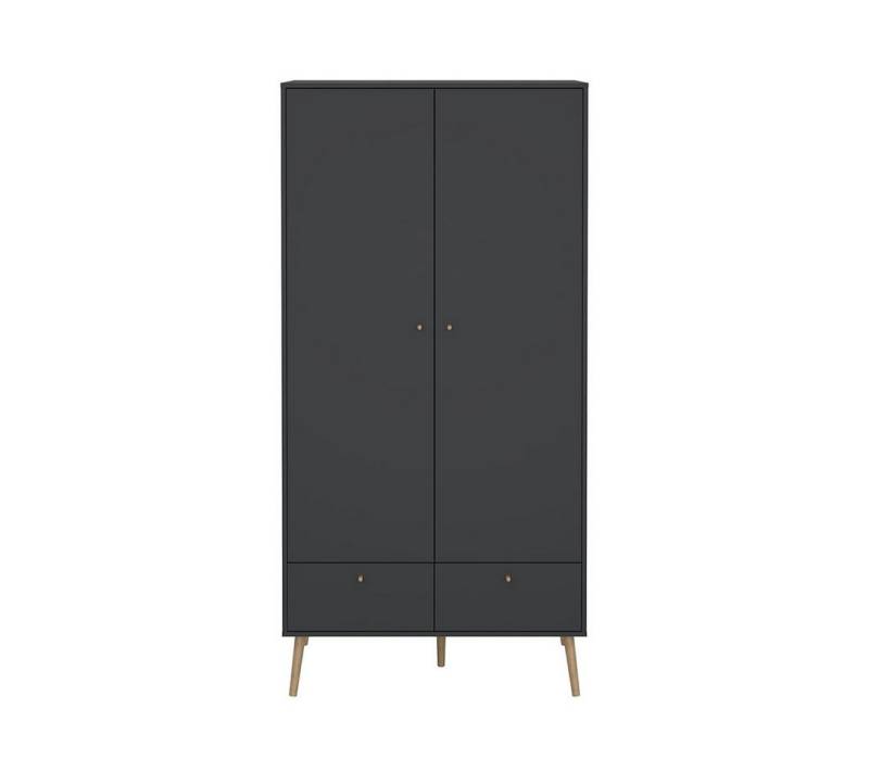ebuy24 Kleiderschrank Bodo Kleiderschrank 200x99x58cm, 2 Türen, 2 Schubl von ebuy24