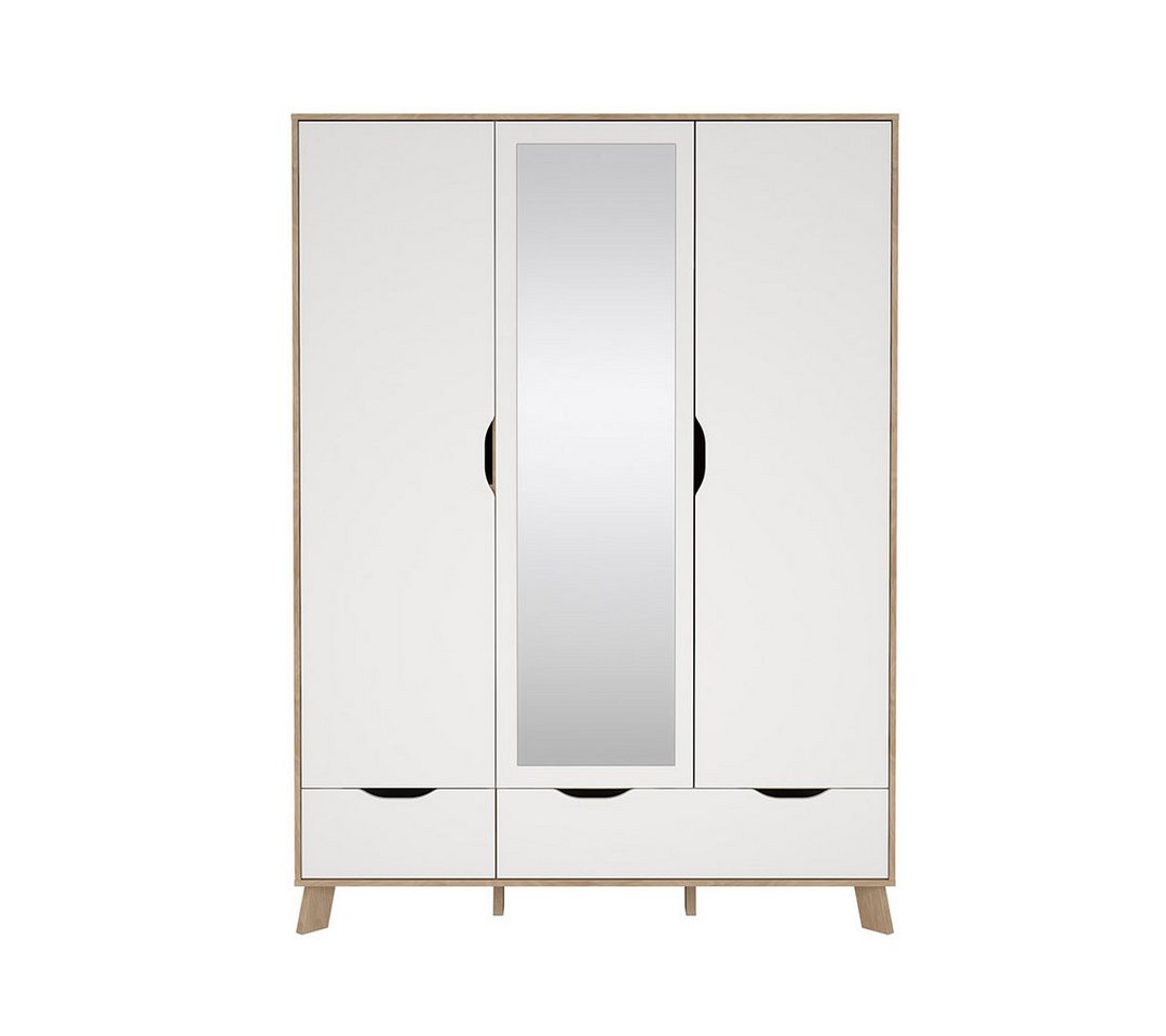 ebuy24 Kleiderschrank Ikast Kleiderschrank 201x148x58cm, 2 Türen, 1 Spie ebuy24 Kleiderschrank Ikast Kleiderschrank 201x148x58cm, 2 Türen, 1 Spie von ebuy24