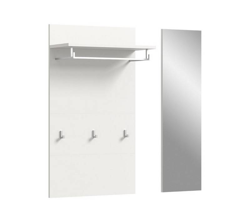 ebuy24 Kleiderschrank Jam Garderobenmöbel Set 2 Teile weiß. ebuy24 Kleiderschrank Jam Garderobenmöbel Set 2 Teile weiß. von ebuy24