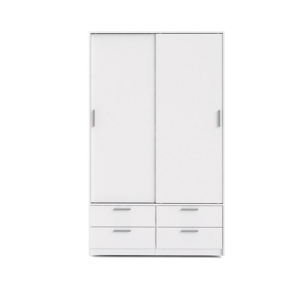 ebuy24 Kleiderschrank Line Kleiderschrank Schiebetürenschrank mit 2 Türe von ebuy24