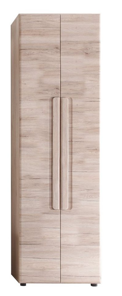 ebuy24 Kleiderschrank Margit Kleiderschrank 2 Türen, Eiche hell Dekor. (1-St) von ebuy24