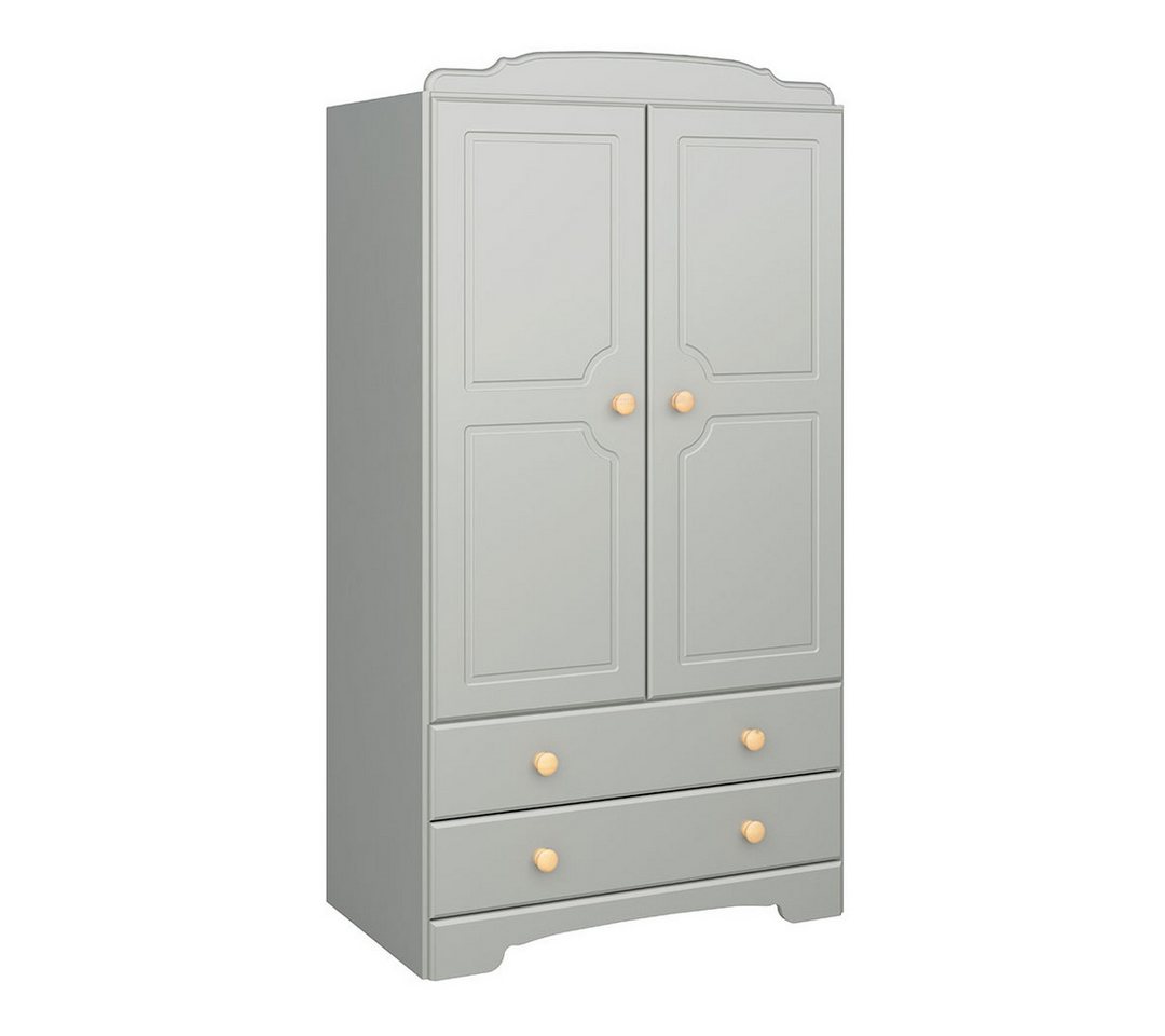 ebuy24 Kleiderschrank Nilon Kleiderschrank 2 Türen 2 Schubladen grau, go ebuy24 Kleiderschrank Nilon Kleiderschrank 2 Türen 2 Schubladen grau, go von ebuy24