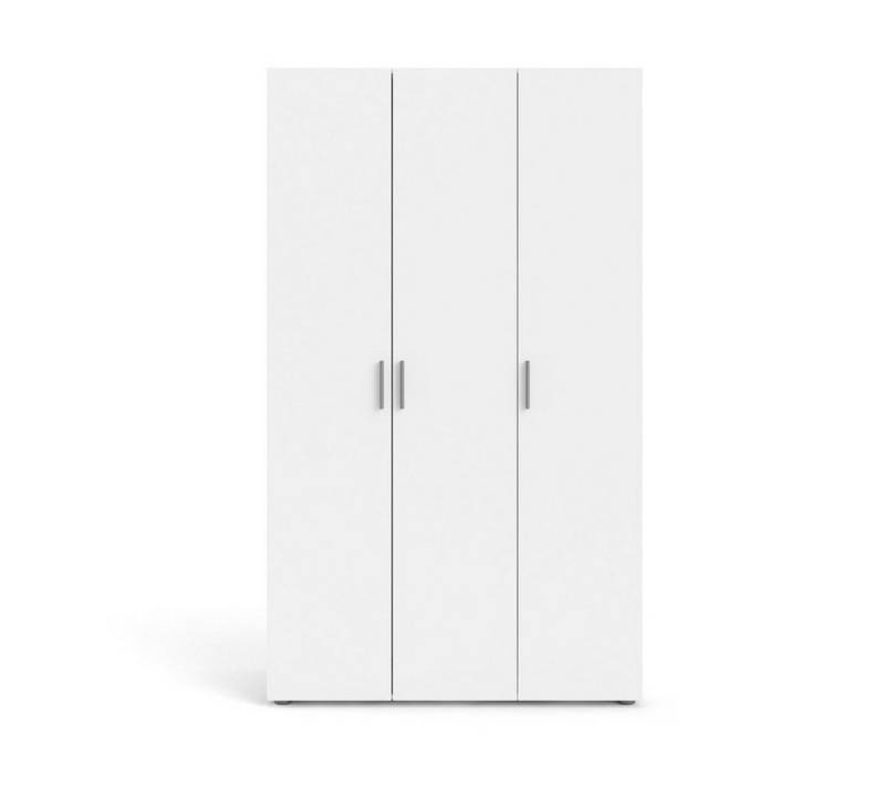 ebuy24 Kleiderschrank Petra Kleiderschrank 3 Türen weiß. von ebuy24
