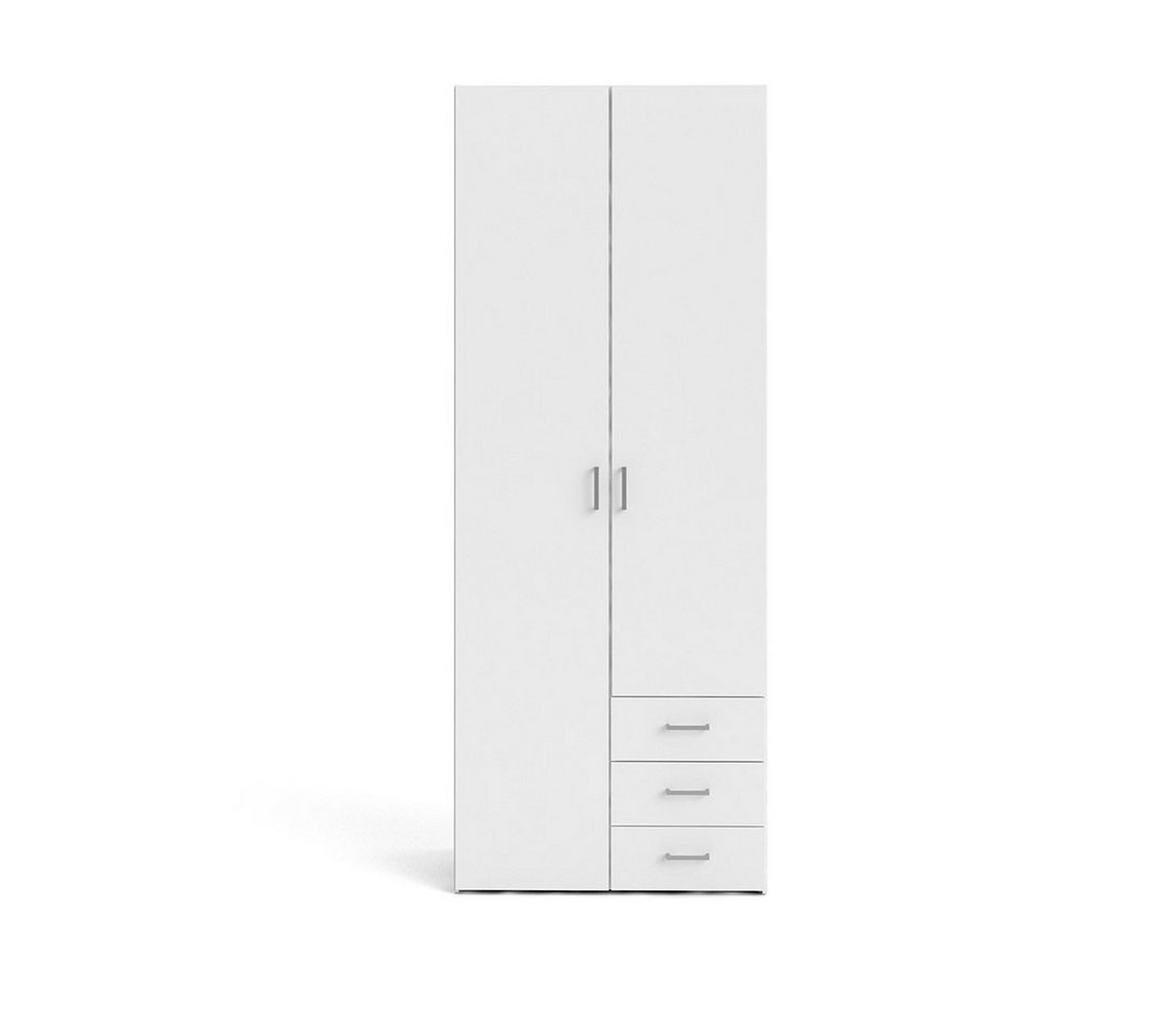 ebuy24 Kleiderschrank Space Kleiderschrank 201x78x50cm, 2 Türen, 3 Schub von ebuy24