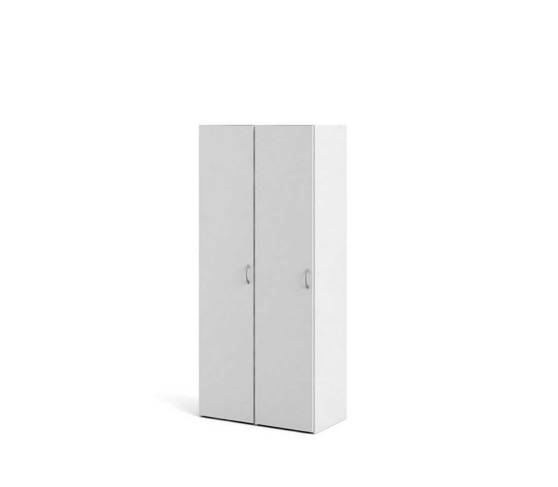 ebuy24 Kleiderschrank Spell Kleiderschrank 2 Türen weiss. von ebuy24