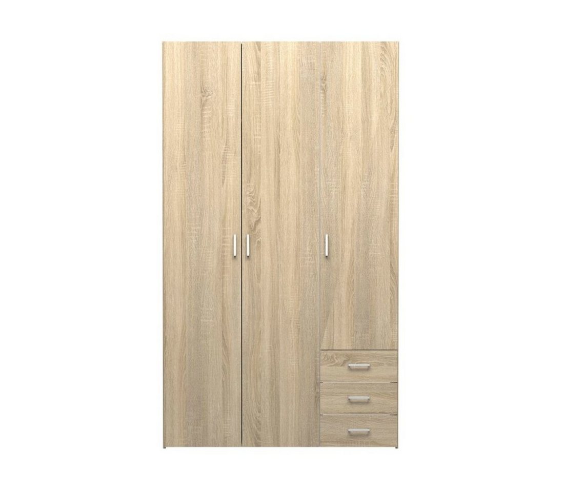 ebuy24 Kleiderschrank Spell Kleiderschrank 3 Türen und 3 Schubladen. Eic (1-St) von ebuy24