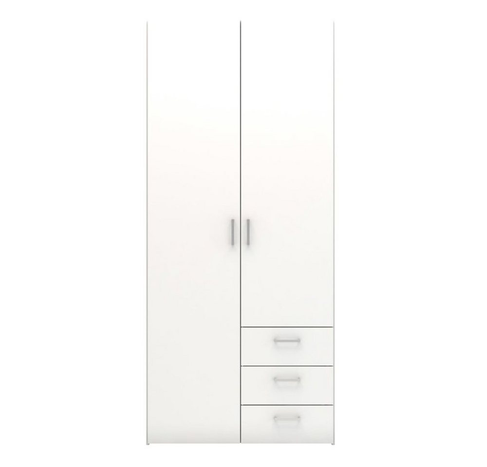 ebuy24 Kleiderschrank Spell Kleiderschrank B 2 Türen und 3 Schubladen. W von ebuy24