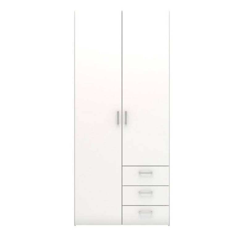 ebuy24 Kleiderschrank Spell Kleiderschrank B 2 Türen und 3 Schubladen. W von ebuy24