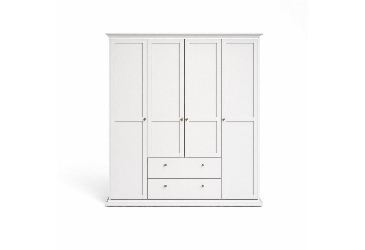 ebuy24 Kleiderschrank Venedig Kleiderschrank 4-Trg. mit 2 Schubladen Bre von ebuy24