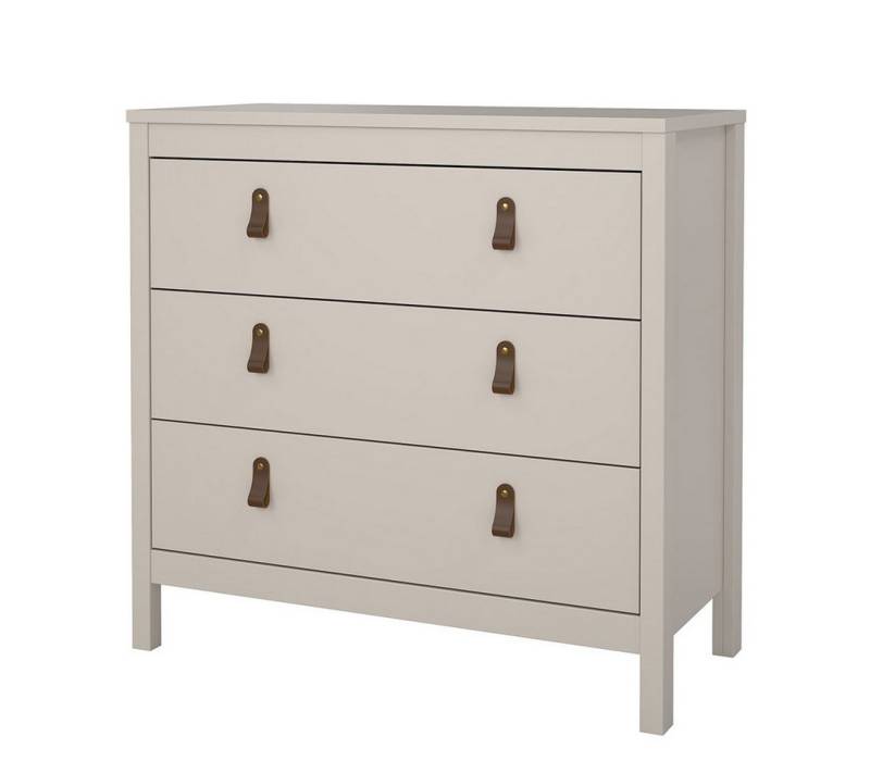ebuy24 Kommode Madrid Kommode 3 Schubladen Cashmere. von ebuy24