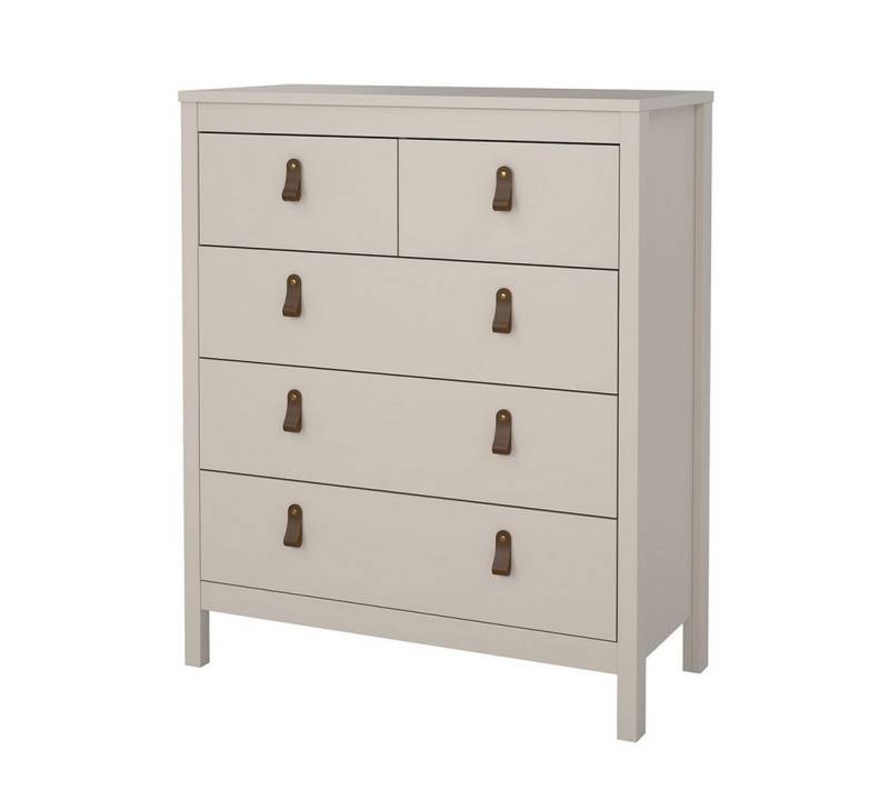 ebuy24 Kommode Madrid Kommode 5 Schubladen Cashmere. von ebuy24