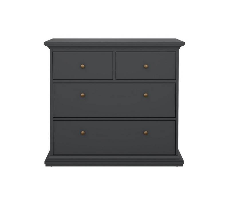 ebuy24 Kommode Venedig Kommode 4 Schubladen matt grau. ebuy24 Kommode Venedig Kommode 4 Schubladen matt grau. von ebuy24