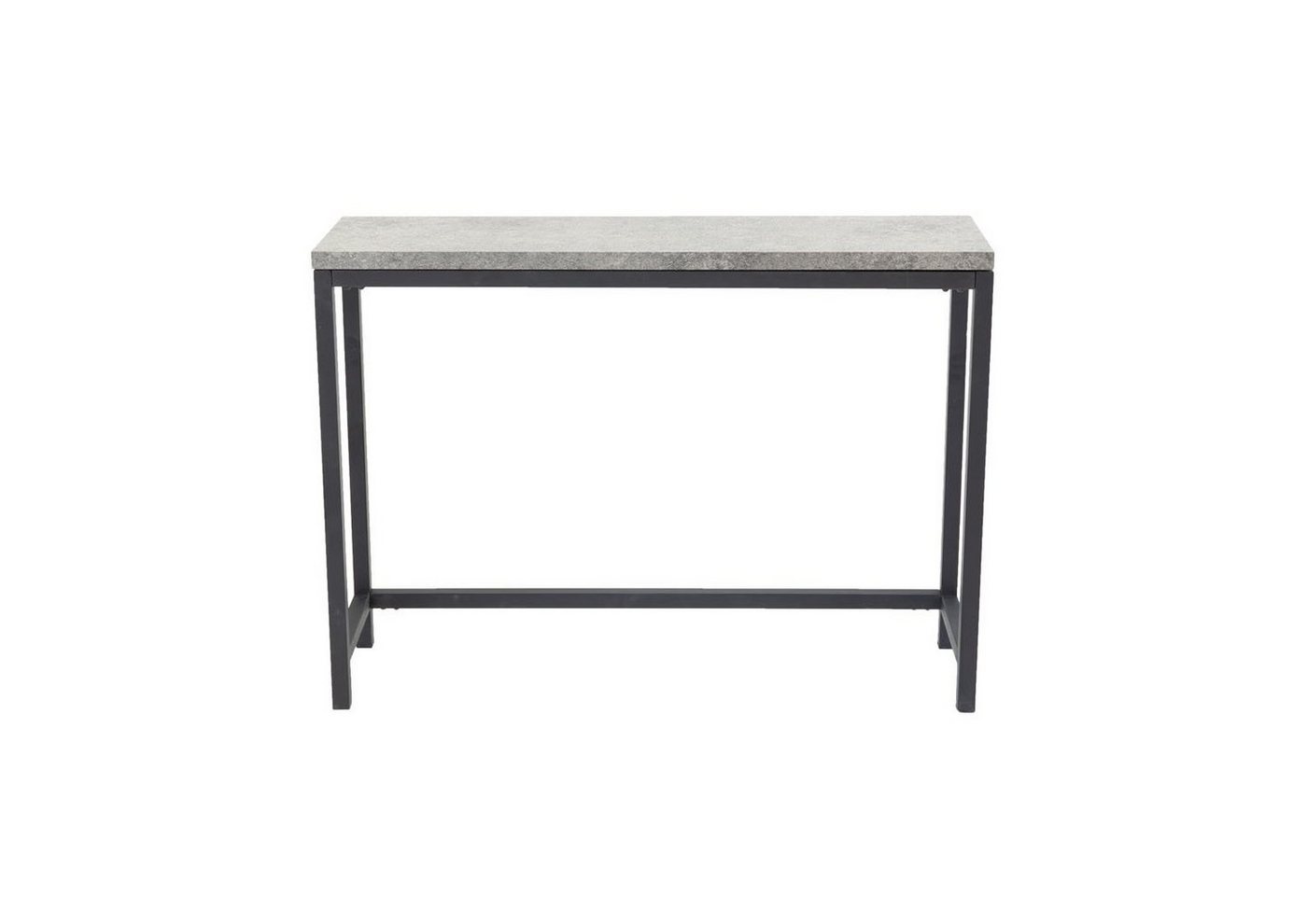 ebuy24 Konsolentisch Rise Konsolentisch 30x110 cm Beton dekor, schwarz. von ebuy24