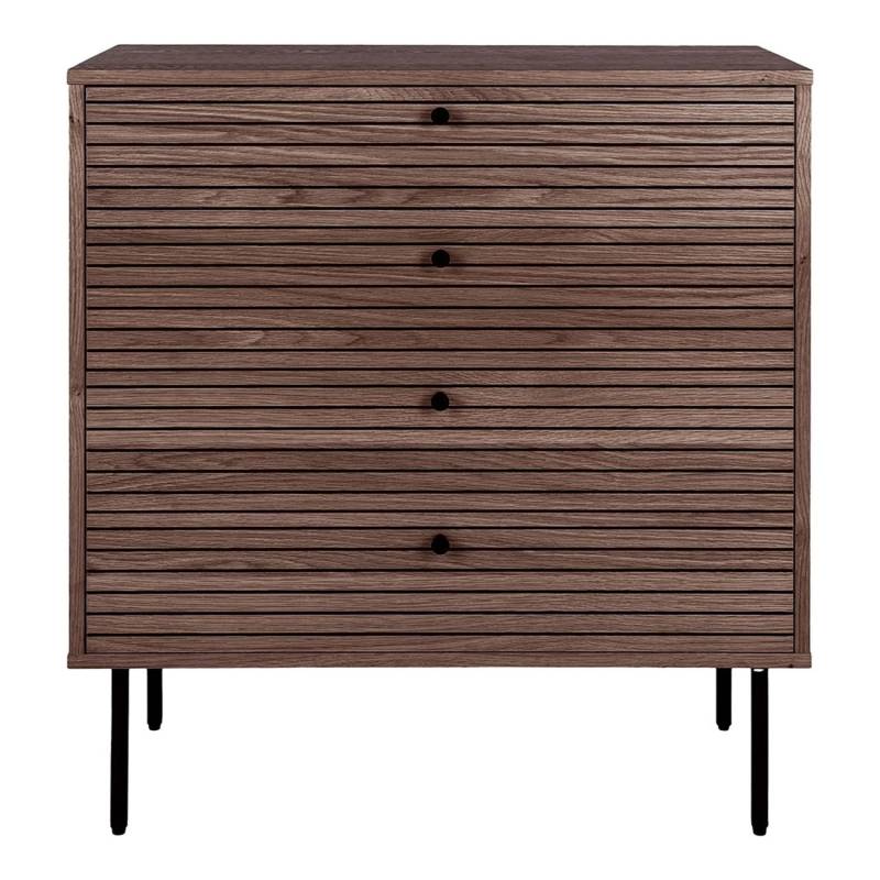 ebuy24 Kyoto Kommode 4 Schubladen Eichenfurnier von ebuy24