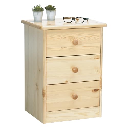 ebuy24 Nelly Kommode 3 Schubladen Natur. von ebuy24