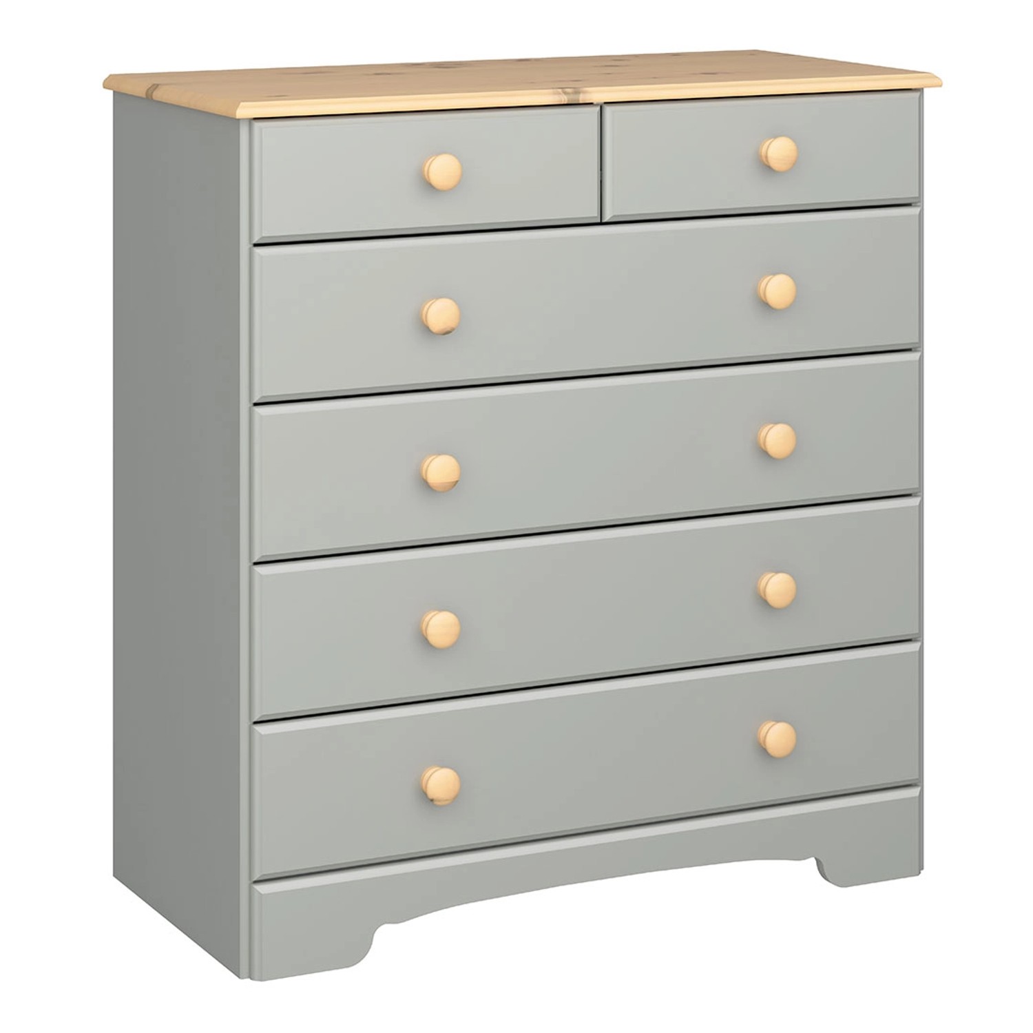 ebuy24 Nilon Kommode 6 Schubladen Grau Golden ebuy24 Nilon Kommode 6 Schubladen Grau Golden von ebuy24