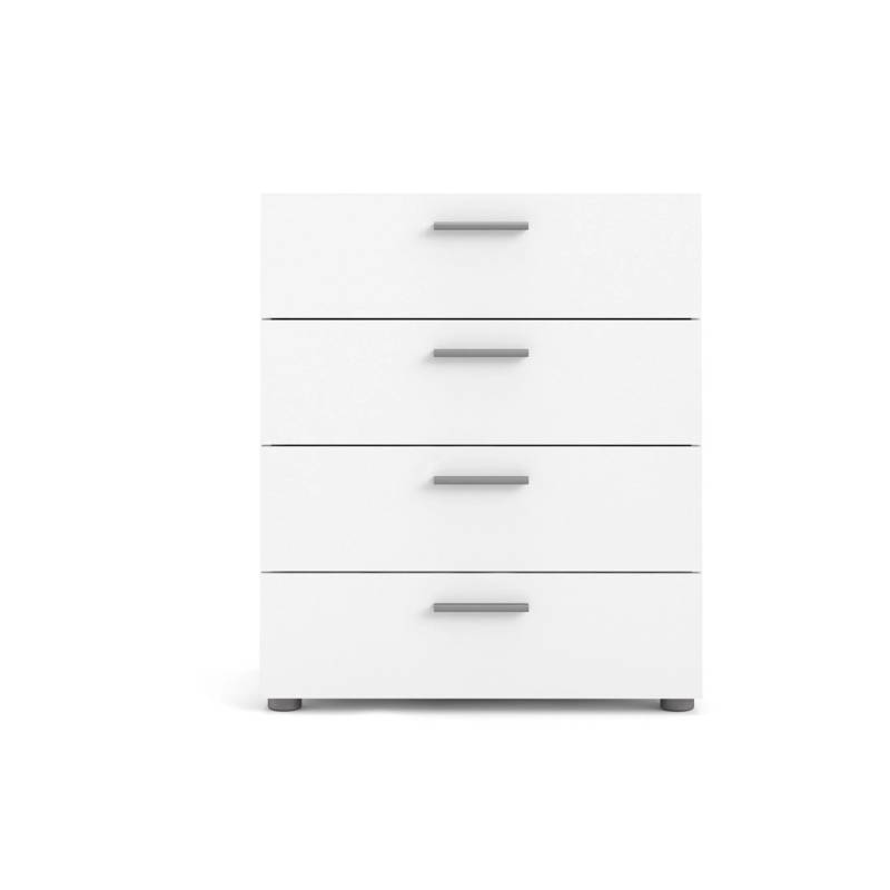 ebuy24 Petra Kommode 4 Schubladen Weiß von ebuy24
