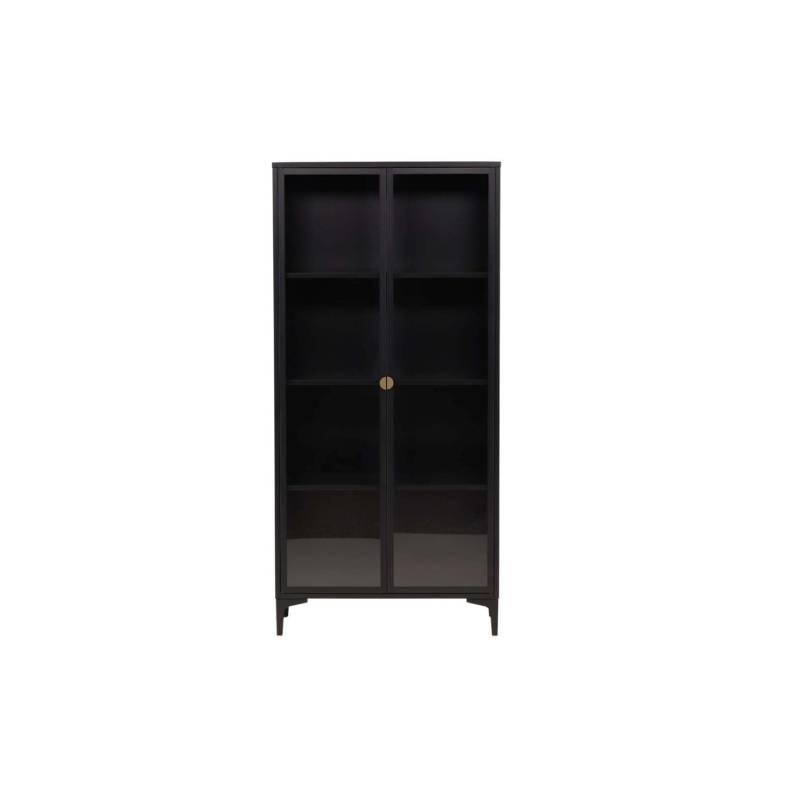 ebuy24 Piring Vitrinenschrank 2 Glastüren Schwarz ebuy24 Piring Vitrinenschrank 2 Glastüren Schwarz von ebuy24