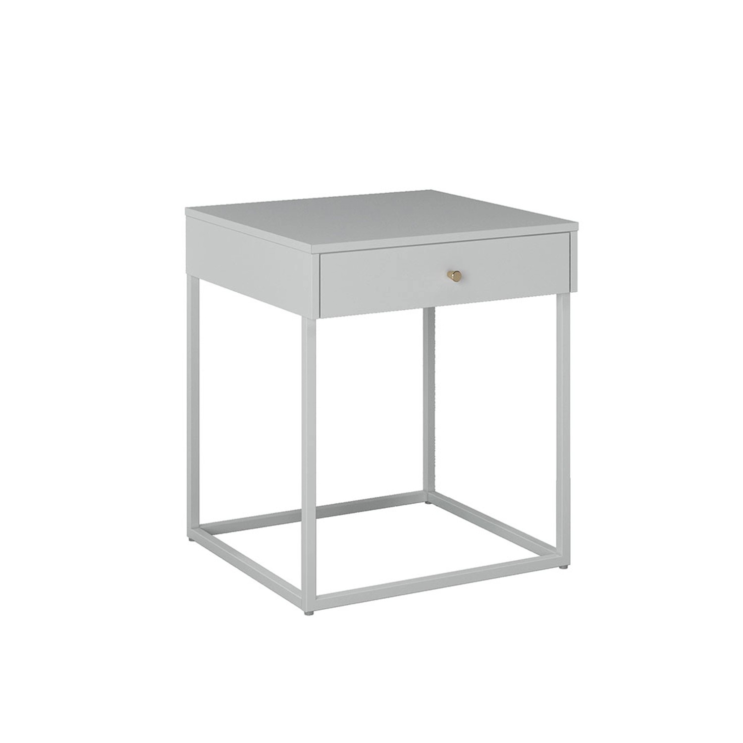 ebuy24 Pops Nachttisch 1 Schublade Weiß von ebuy24
