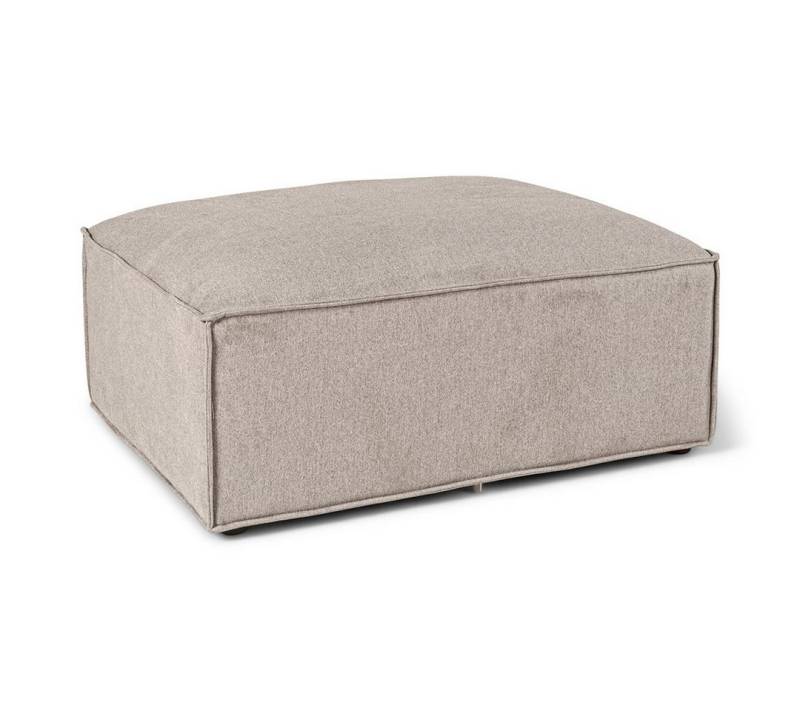 ebuy24 Pouf Box Pouf hellgrau. von ebuy24