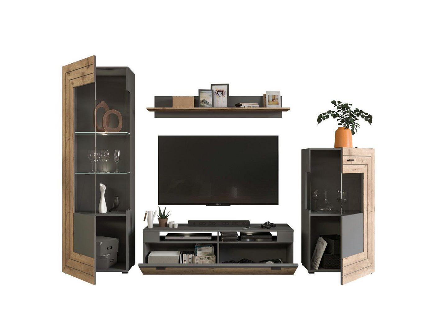 ebuy24 Regal Freno Regalsystem grau. von ebuy24