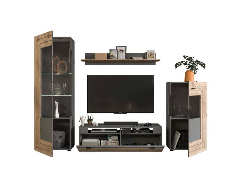 ebuy24 Regal Freno Regalsystem grau. von ebuy24
