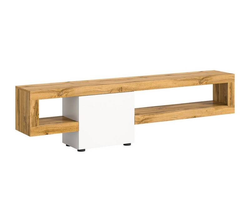 ebuy24 Regal Loft Regalsystem 1 Tür 2 Fächer weiß. von ebuy24