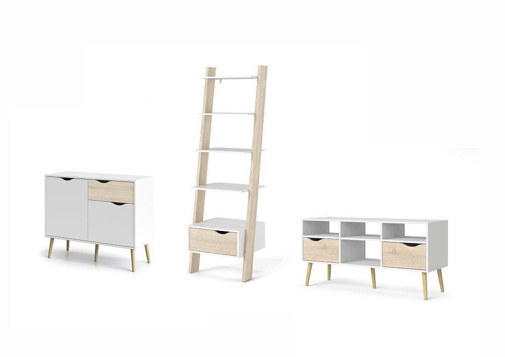 ebuy24 Regal Napoli Regal Set mit Schrank, TV Möbel und Regal, 1-tlg. von ebuy24