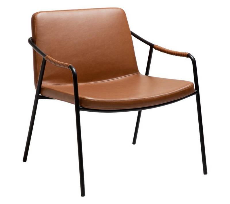 ebuy24 Relaxsessel Boto Sessel mit Armlehnen PU-Kunstleder hellbraun. von ebuy24