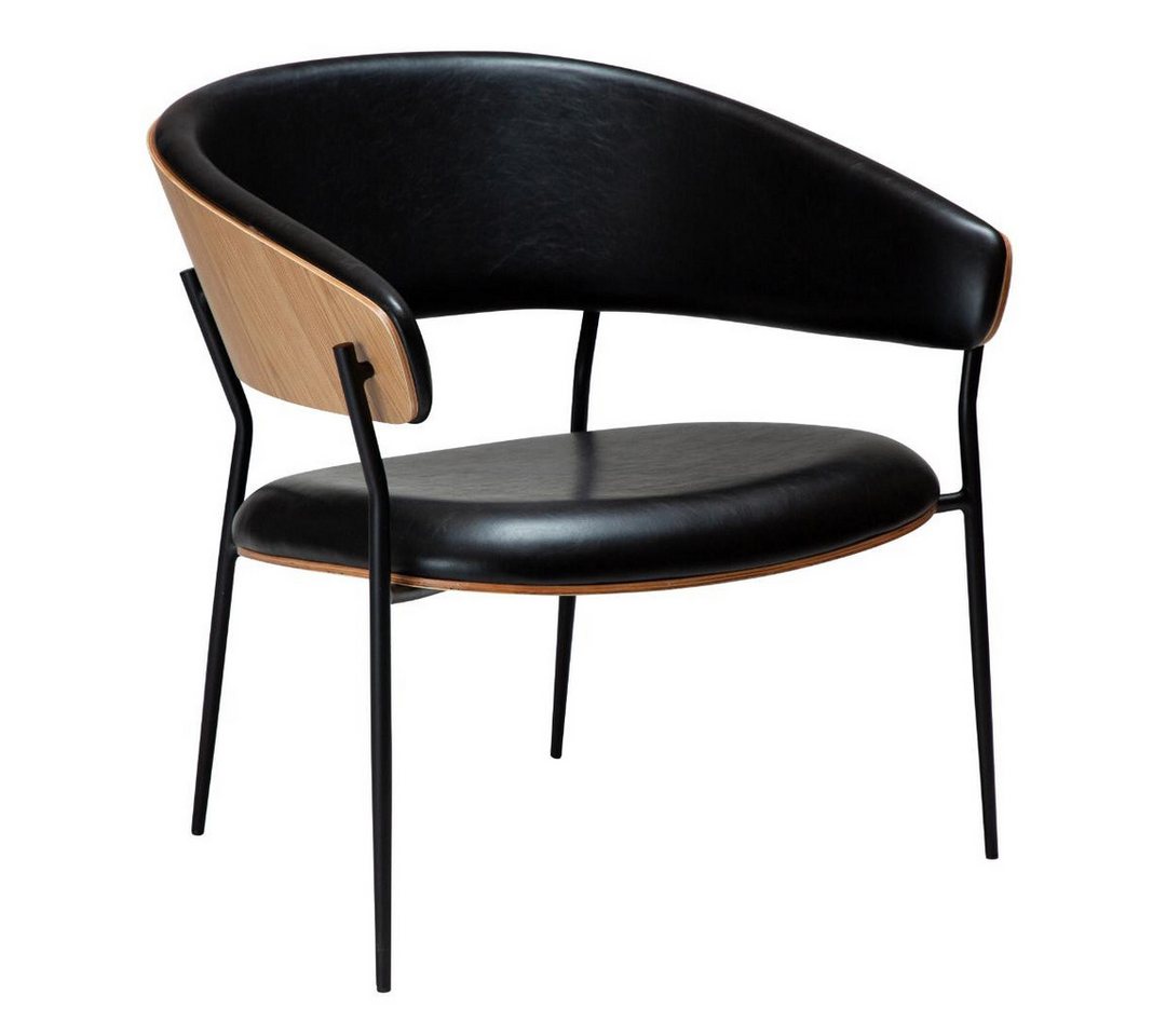 ebuy24 Relaxsessel Crib Sessel mit Armlehnen Furnier Eiche, PU-Kunstl ebuy24 Relaxsessel Crib Sessel mit Armlehnen Furnier Eiche, PU-Kunstl von ebuy24