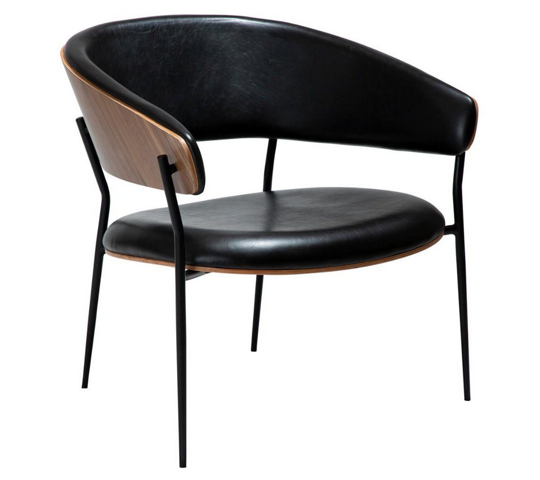 ebuy24 Relaxsessel Crib Sessel mit Armlehnen Furnier Walnuss, PU-Kuns ebuy24 Relaxsessel Crib Sessel mit Armlehnen Furnier Walnuss, PU-Kuns von ebuy24