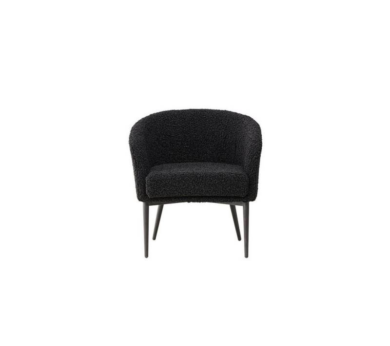 ebuy24 Relaxsessel Fluffy Sessel schwarz. von ebuy24