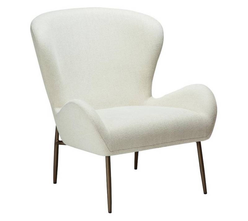 ebuy24 Relaxsessel Glam Sessel Bouclé weiß. von ebuy24