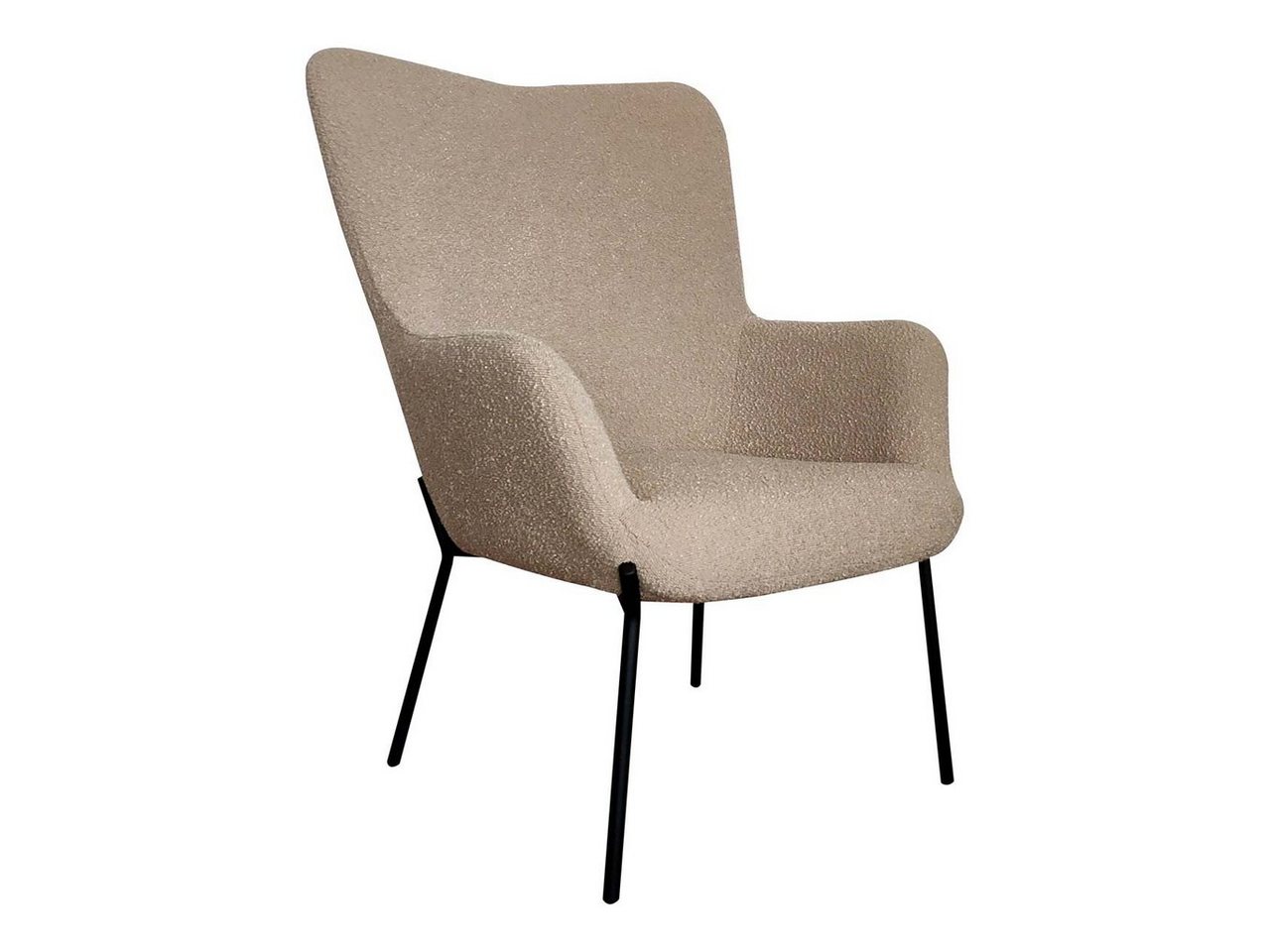 ebuy24 Relaxsessel Glasgow Sessel bouclé braun. von ebuy24